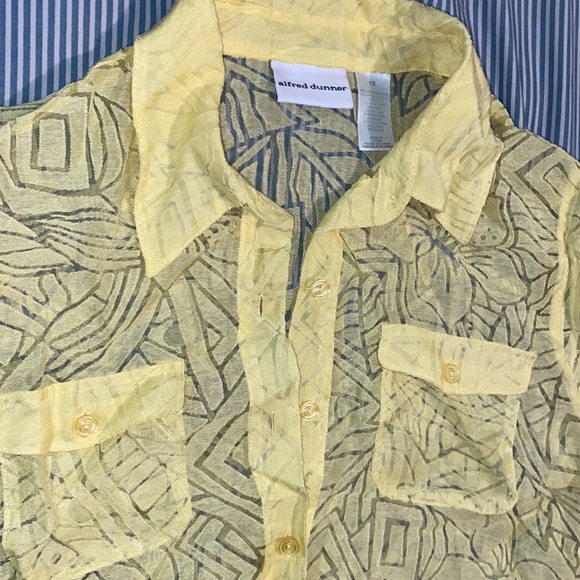 Yellow mesh shirt - Picture 3 of 4